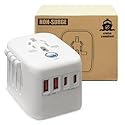 Cruise On Universal Travel Adapter, Cruise Approved (incl Royal Caribbean, Disney, MSC) - International Power Adapter [2 USB-C, 2 USB, AC] World…