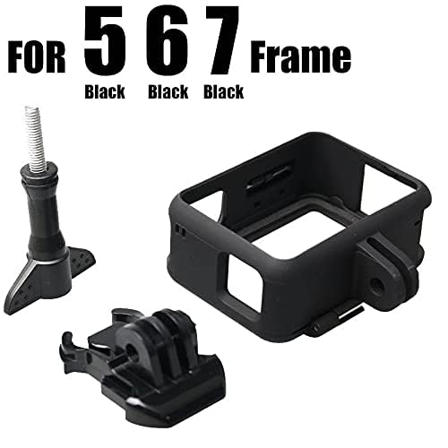 Action Camera Mount The Frame Hero Housing (hero7black/hero6 Black/hero5 Black/hero7 Silver/hero7 White/Hero(2018)) Microphone Case Compatible