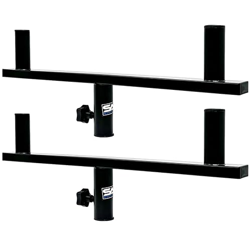 Seismic Audio SA-DUALMOUNT - Pair of Dual Speaker Mount Bars for PA/DJ Speaker Cabinets