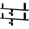 Seismic Audio SA-DUALMOUNT - Pair of Dual Speaker Mount Bars for PA/DJ Speaker Cabinets