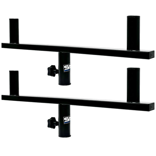 Seismic Audio SA-DUALMOUNT - Pair of Dual Speaker Mount Bars for PA/DJ Speaker Cabinets