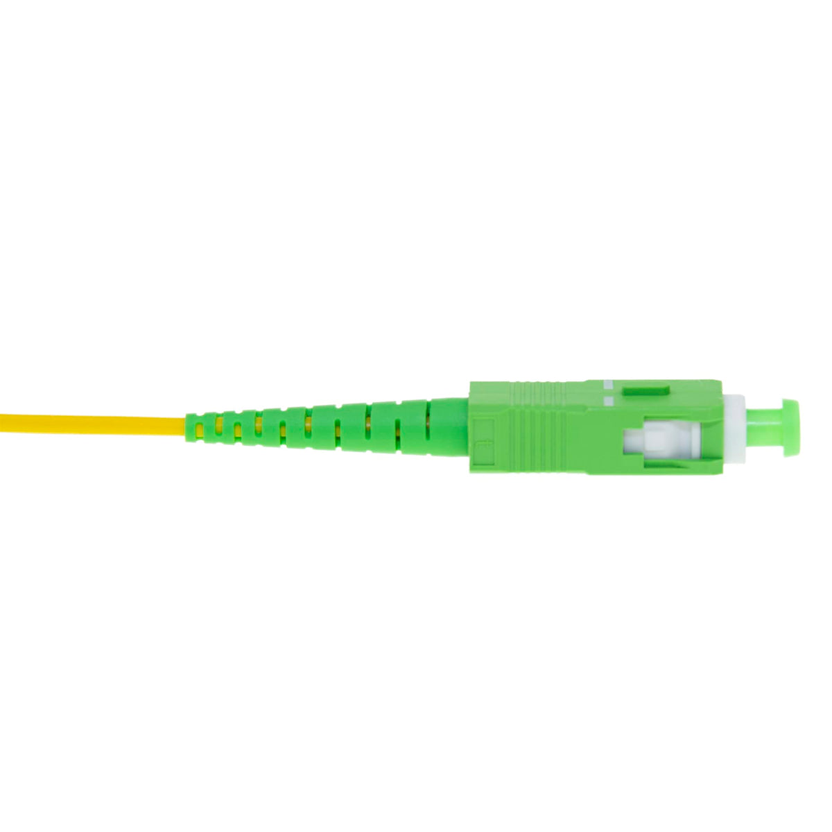 CableWholesale SC/APC to SC/APC OS2 Simplex Fiber Patch Cord, 2m/6.6ft