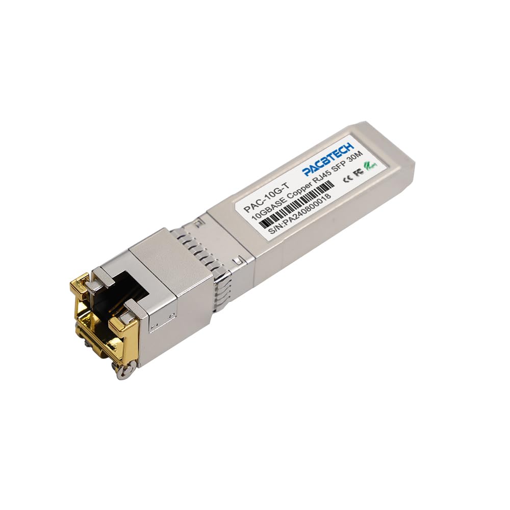 ??????????????-?? ??????+ ???? ????-???? ??????????????????????, 10Gbe SFP+ Copper Ethernet CAT6a Module, for Cisco SFP-10G-T-S, Ubiquiti UniFi, Fortinet, and More