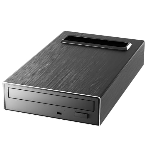 mthstec 4 in 1 External Blu Ray Drive, 16x USB 3.0 and Type-C External Bluray Drive, Multi-Function Fast-Charging Desktop BD/CD/DVD Burner/Read