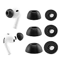 NANLANFAN Replacement Memory Foam Ear Tips for AirPods Pro 3 Earbuds, Ultimate Comfort, Compatible with AirPods Pro 3rd Generation 2025, 3 Pairs