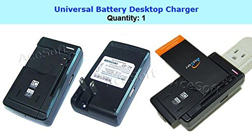 Universal External Desktop Wall Battery Charger Power Adapter Compatible with Alcatel GO FLIP 4044N Cellphone