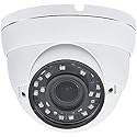 Evertech 1080P Hybrid AHD CVBS TVI CVI 2.8-12mm Varifocal Lens White Security Surveillance Dome Camera