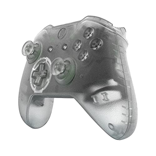 WPS Matte Case Housing Full Shell Set Faceplates + ABXY Buttons + RB LB Bumpers + Right/Left Rails for Xbox One S Slim (3.5 mm Headphone Jack)