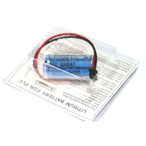 EM Mitsubishi Battery - Q6BAT - CR17335SE - 3V - PLC Lithium Battery Plug