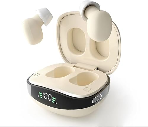 Wireless Sleep Headphones,2026 Bluetooth 5.4 Earbuds,Invisible Noise Cancelling Ear Pods,Sleeping Headset for Side Sleepers Small Ears Canal,Discreet
