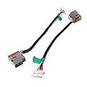Eieshupug Charging Port DC in Power Jack Cable Replacement for HP 15-AC 15-AF 15-AC163NR 799736-Y57 799736-S57 799736-T57