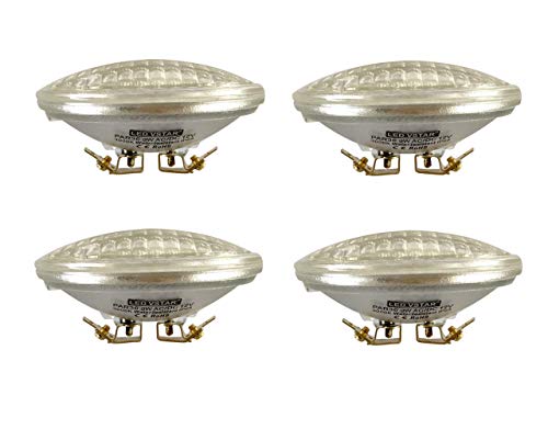 VSTAR® PAR36 LED Landscape Bulb, 12V 9W,880 lm Warm White,Waterproof 4Packs