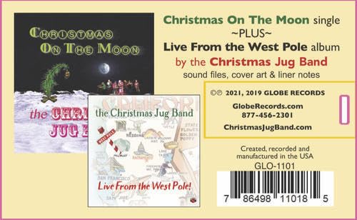 USB MEMORY STICK DOUBLE FEATURE - CHRISTMAS ON THE MOON SINGLE + LIVE