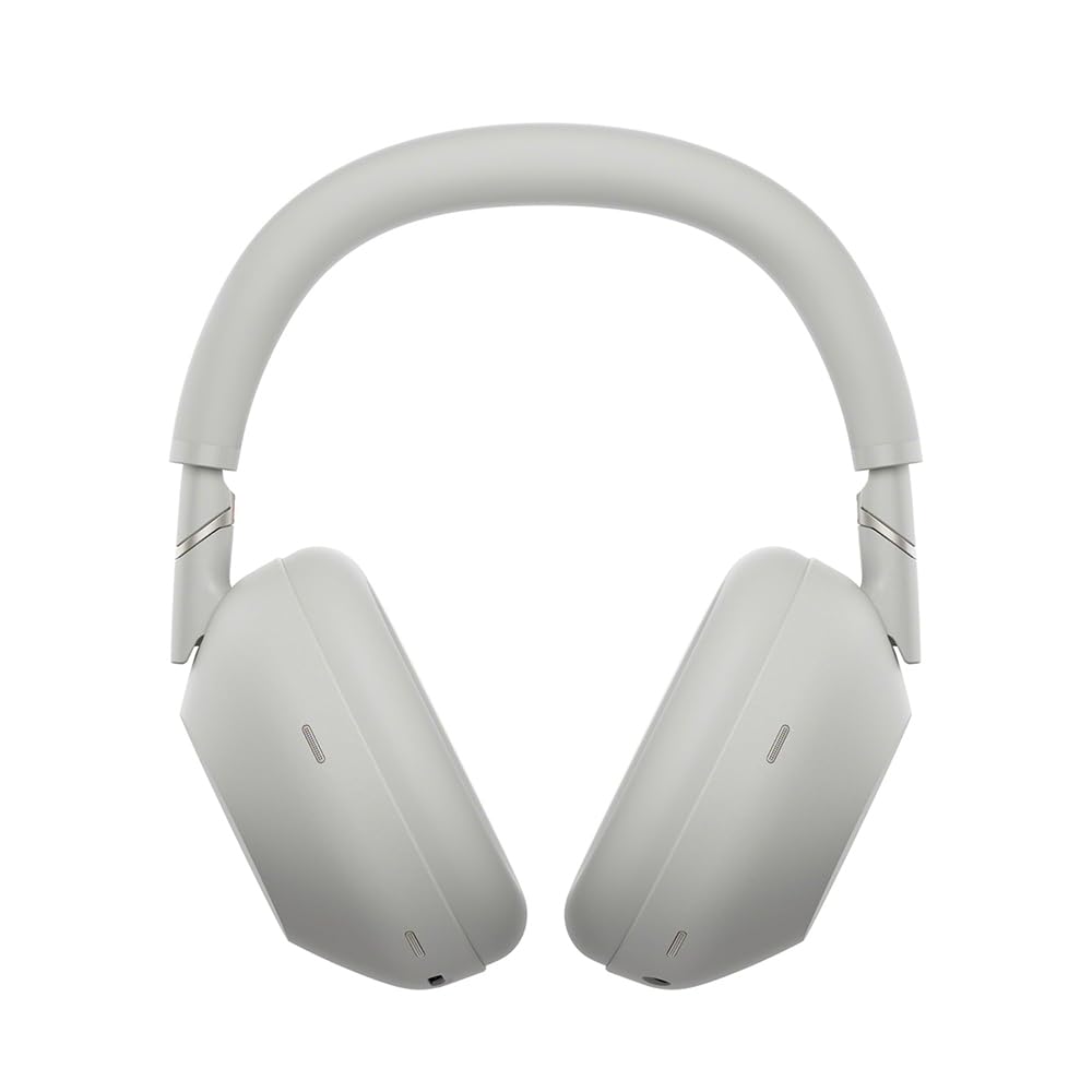 Sony WH1000XM6/S Best Wireless Noise Canceling Headphones, Platinum Silver Bundle with Deco Essentials Headphones Ear Pads Replacement Headset Ear