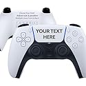 Sony Personalized PlayStation 5 DualSense Wireless Controller - Custom Engraved Colors & Designs - White - Make your controller unique with a