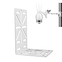 compcctv L-Shape Dome Camera Bracket,Universal Wall Ceiling Mount Bracket for Security CCTV Hikvision Dome Camera, CCTV Security Ball Machine Dome PTZ