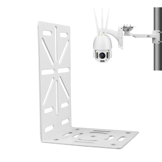 compcctv L-Shape Dome Camera Bracket,Universal Wall Ceiling Mount Bracket for Security CCTV Hikvision Dome Camera, CCTV Security Ball Machine Dome PTZ