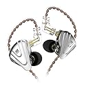 in-Ear Monitors, KZ ZSX 1DD+5BA Hybrid HiFi Stereo Noise Isolating Sport IEM Earphones/Earbuds/Headphones with Detachable Cable, Computer (Without…