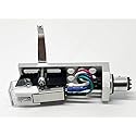 Cartridge and Stylus, Conical needle and Silver Headshell with mounting bolts for SONY PS4300, PS3300, PS1150, PS1350, PS1800, PS11, PS212, PS2250