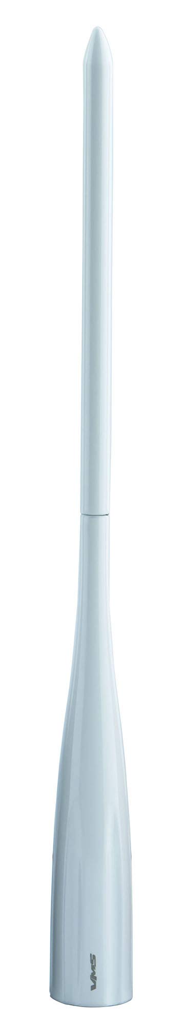 VMS Racing 9 inch SPIKE ANTENNA in WHITE Billet Aluminum Compatible with Dodge Ram 1500 2500 3500 09-19 2009-2019