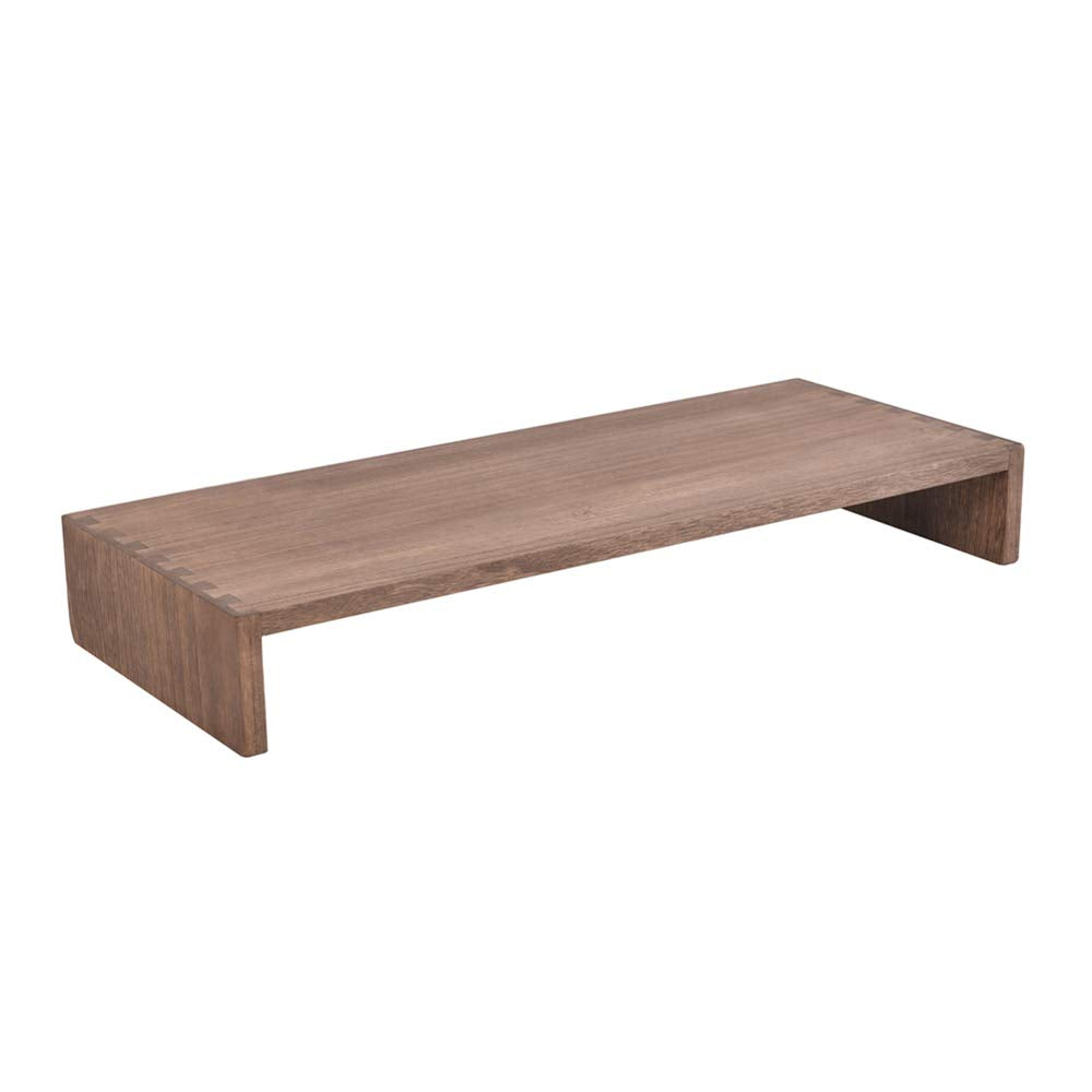KIRIGEN Monitor Stand Wooden -Desk stand wood for Computer / Laptop/ TV Printer - Monitor Arms & Stands Desk Riser for Office Organizers -Desktop