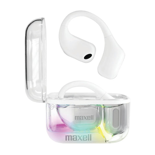 Maxell OWS Pro, Bluetooth Open Earhooks, UP to 18 Hours Playtime with Case, Hear The World Around You, Immersive Sound, Vibrant Colors