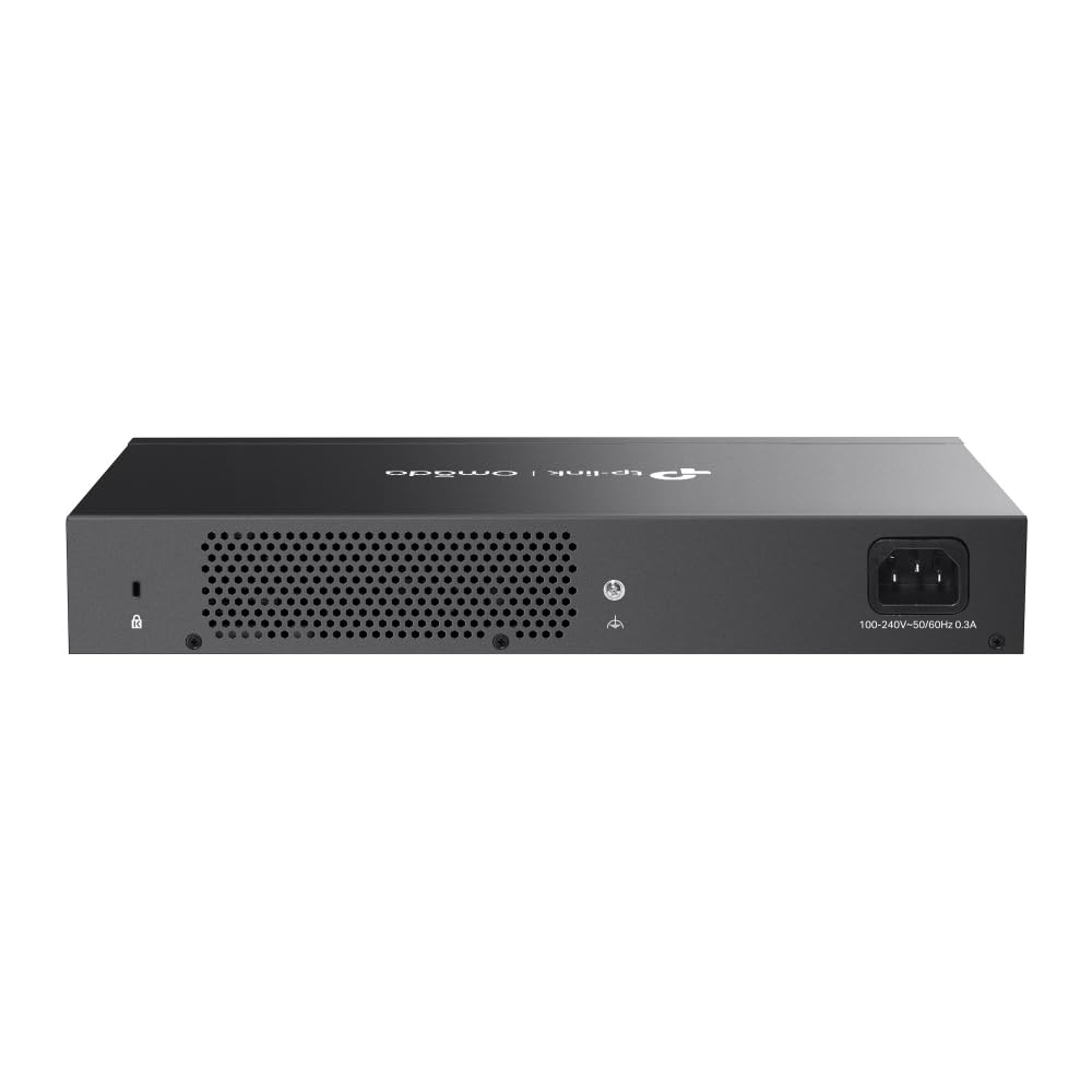 TP-Link Omada 16 Port Gigabit Easy Managed, Switch, VLAN, Auto Loop Prevention, IGMP Snooping, Fanless, Managed by Omada, Durable Metal w/ Shielded