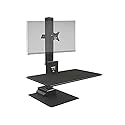 Ergotech Freedom Electric Stand, Includes Full Swivel/tilt E-Stand for one Computer Monitor Screen, Touch of a Button Height Adjustment, 88.2lbs