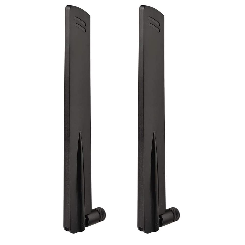 Eightwood 2.4GHz 5GHz WiFi Antenna Dual Band SMA Male Antenna (2-Pack) for Car Trailer Backup Cameras Wireless Security Cameras