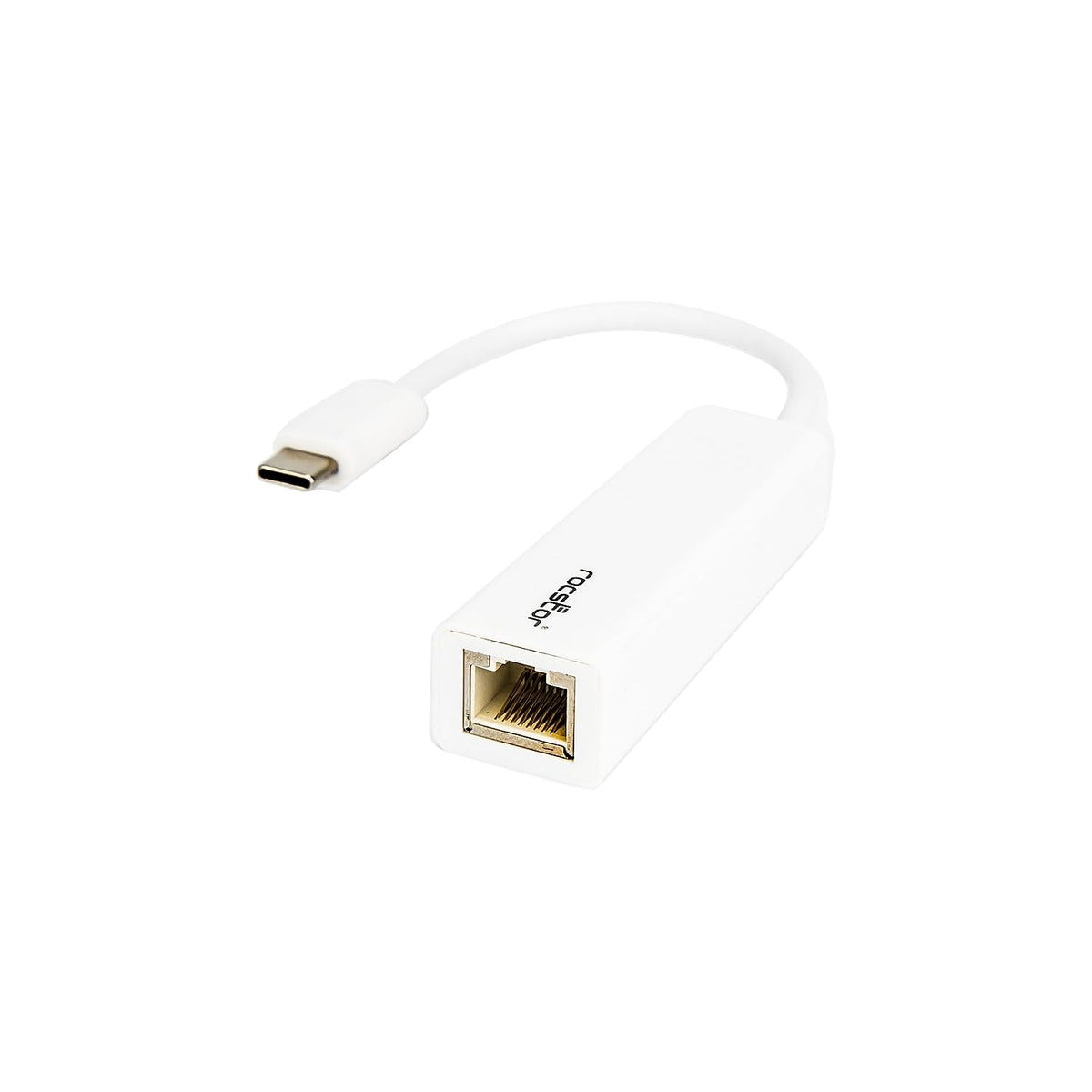 Rocstor Y10A173-W1 Premium USB-C to Gigabit Network Adapter - USB Type-C to Gigabit Ethernet 10/100/1000 Adapter - Compatible with Mac & PC - Plug