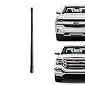Truck Radio Antenna Fit for Chevy Silverado (1999-2024) & for GMC Sierra/Denali (1999-2024) | Optimized AM/FM Radio Reception | 12.5" Flexible Durable