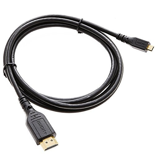 axGear Micro HDMI MICROHDMI to HDMI Cable 6 FT for HDTV 6FT 6F 1.8 Meter