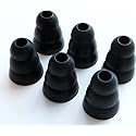6pcs (M-MDLB) Triple Flange Soft Replacement Eartips Earbuds Set Compatible with Westone W10, W20, W30, W40, W50, W60, UM PRO 10, UM PRO 20, UM PRO…