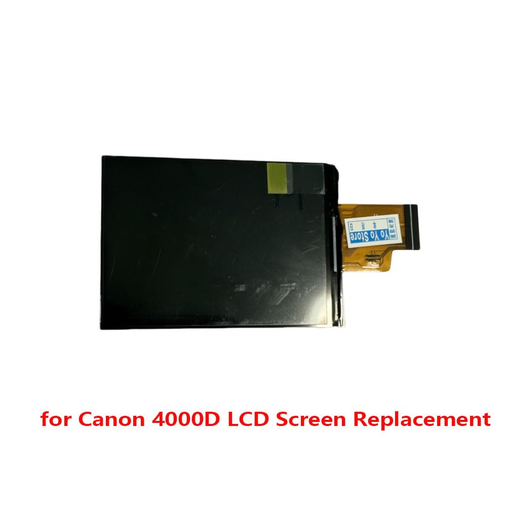 YOYO-TAINEW for Canon 4000D LCD Screen Camera Screen Display Digital Parts, Black