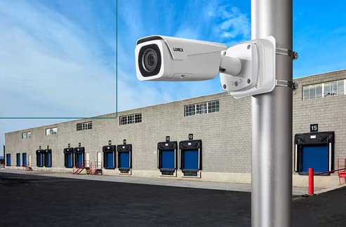 Lorex Pole Mount Bracket | Compatible with Lorex Security Cameras & Junction Boxes | Aluminum & Stainless Steel | Easy Installation |