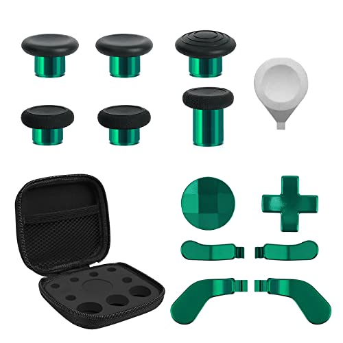 TOMSIN 13 in 1 Xbox Elite Series 2 Controller Accessories Replacement Pack,6 Metal Thumbsticks,2 D-pads,4 Paddles and 1 Adjuster for Xbox Elite
