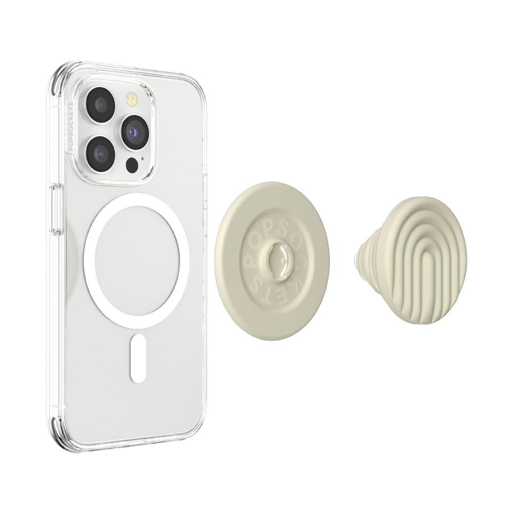 PopSockets Phone Grip for MagSafe, Magnetic Holder, Phone Stand, Boho - Mist