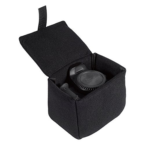 Tbest Travel Padded Camera,Small Mirrorless Camera Insert DLSR Camera Bag Insert Padded Shockproof Foldable Camera Insert Protective Bag Camera Case