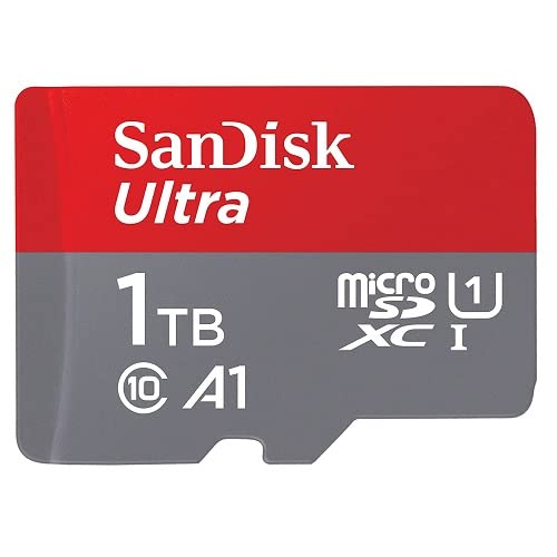 SanDisk 1TB Ultra Micro SD Card for Motorola Cell Phone Works with Moto E 2020, Moto E7, Moto G Power, Edge+ (SDSQUA4-1T00-GN6MN) Bundle with (1)