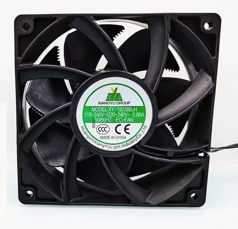 for XY-12038B2H 12038 High air Volume 110V 220V Energy Saving Boosting 12cm Cabinet Case Cooling Fan