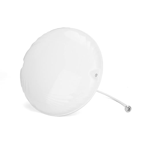 ZDTECH Ultra Thin Dome Ceiling Antenna, Omni-Directional Indoor Antenna, Wide Band Mount Dome Ant with N-Female Connector for Cell Phone Signal
