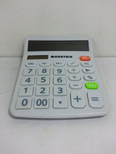 PrimeTrendz 12 Digit Mountain Calculator for Home or Office Universal Functionality and Solar/Battery Powered with Large Buttons(Packaging May Vary