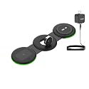 Tron 3 in 1 Foldable Magnetic Wireless Charger - Travel Charging Pad Dock for IWatch iPhone 16 15 14 13 12 Pro Max Plus & Earbuds