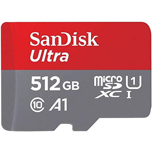 SanDisk Memory Card 512GB Ultra MicroSD Works with LG Stylo 3, LG Zone 4, LG Stylo 5, LG Stylo 4 Cell Phone UHS-1 (SDSQUAR-512G-GN6MN) Bundle with (1)