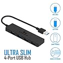 Kingwin USB Hub 4 Port USB 3.0 Data Hub for Mobile SSD, MacBook, Mac Pro/ Mini, iMac, Chromebook, Surface Pro, USB Flash Drives, Notebook PC, XPS