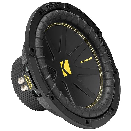 KICKER 50CWCD104 CompC 10" Subwoofer, Dual 4-Ohm