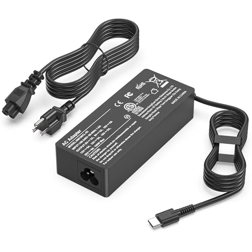 100W USB C Laptop Charger Universal Compatible with Lenovo Thinkpad Yoga Chromebook, Mac Book, HP, Dell, Acer, Asus, Samsung, Google and All USB Type