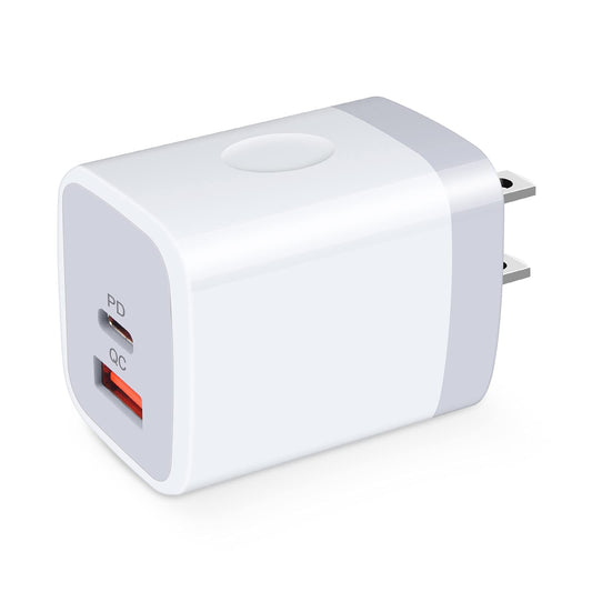 20W Fast USB C Charger for Pixel 9 8 7 6 Pro 8a 7a 6a,Dual Port PD 3.0 Type C Wall Charger Plug Quick Charging Block for iPhone 16 15 14 13 12 11 Pro