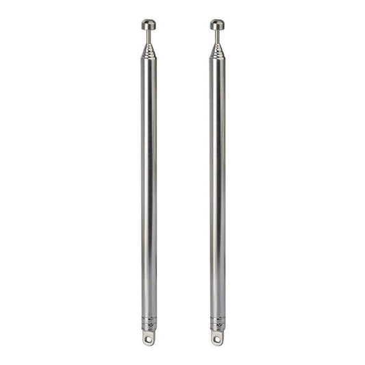 EJOYS 7-Sections 22'' Telescopic FM Antenna Replacement Compatible with Indoor Portable Radio Bluetooth Stereo Receiver AV Audio Vedio Home Theater