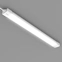orenm Plug and Play Linkable Waterproof LED Tube Light 2FT 18W 5000K with Switch Cord Easy Installed on Ceiling or Wall Without Wiring for LED Garage